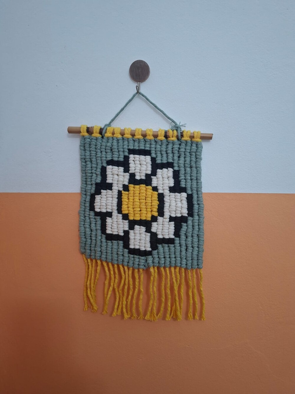 Macramê Pixel Margarida
