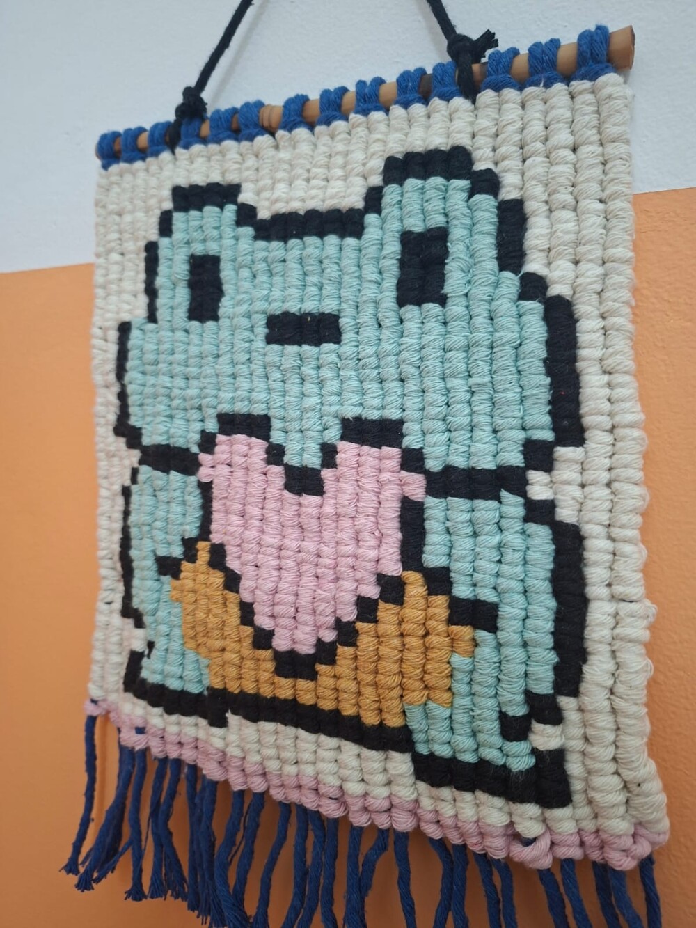 Macramê Pixel Sapinho