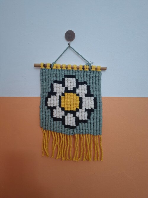 Macramê Pixel Margarida