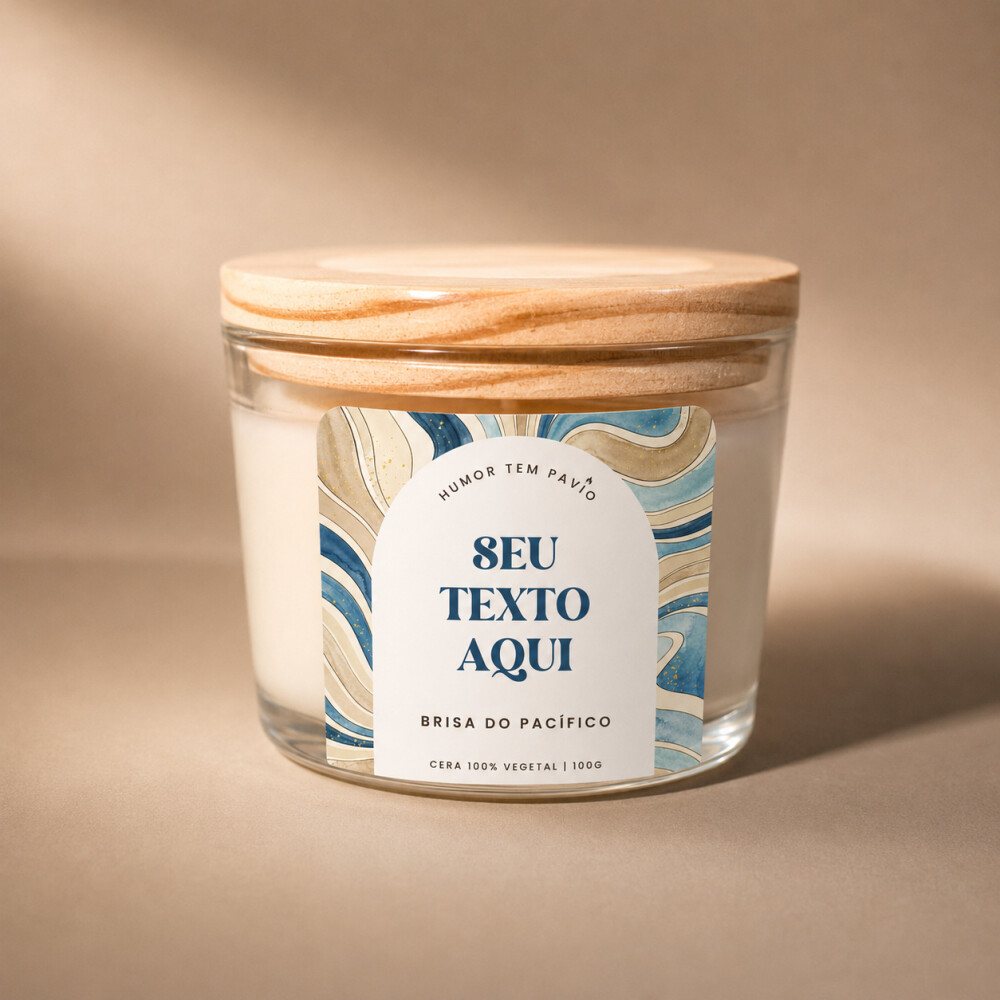 Vela aromática 100g - Personalizada