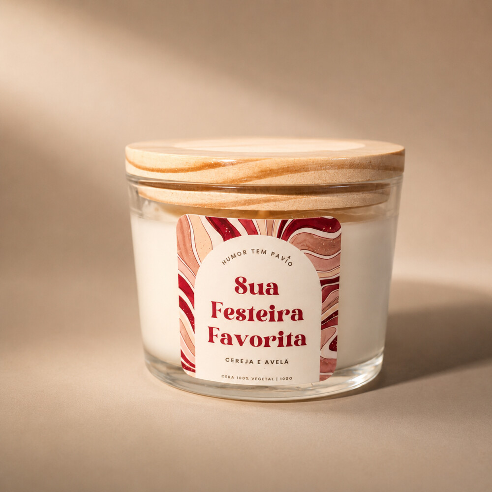 Vela aromática 100g - Personalizada