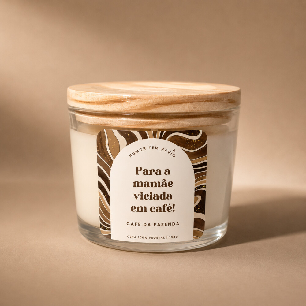 Vela aromática 100g - Personalizada