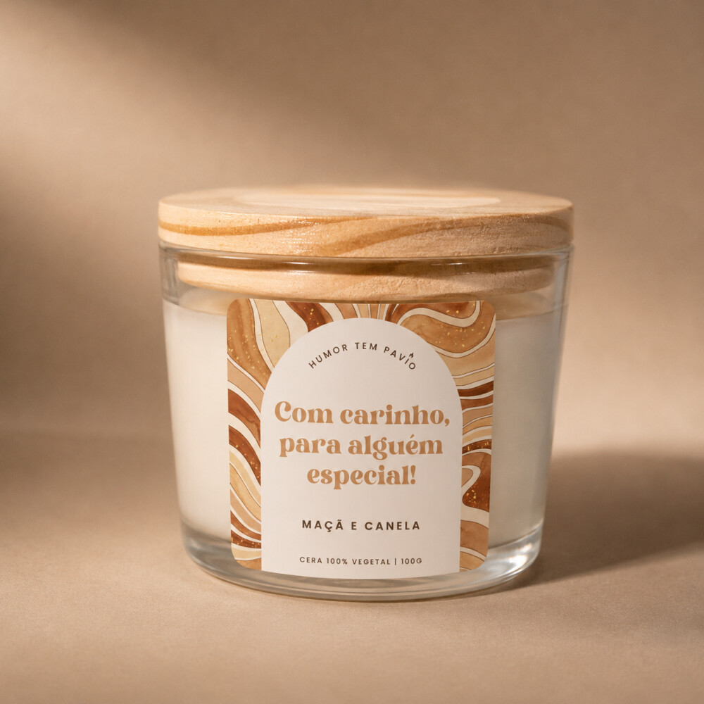 Vela aromática 100g - Personalizada