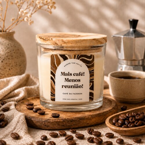 Vela aromática 100g - Café da Fazenda