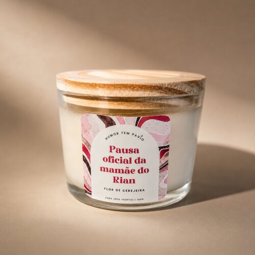 Vela aromática 100g - Personalizada