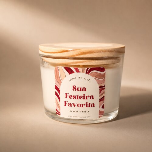 Vela aromática 100g - Personalizada