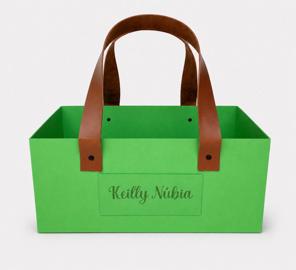 Bag Cartonada para Cestas de Natal, Presentes e Kits Personalizad