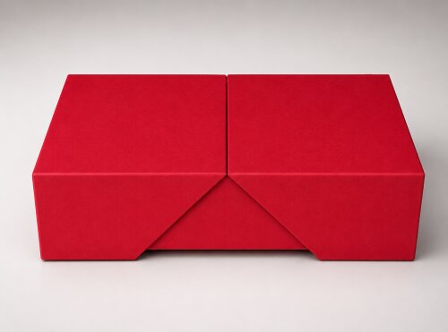 Caixa Mesa Expositora 25x15x6 cm em Cartonagem Rígida