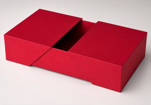 Caixa Mesa Expositora 25x15x6 cm em Cartonagem Rígida