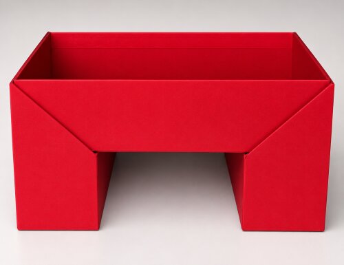 Caixa Mesa Expositora 25x15x6 cm em Cartonagem Rígida