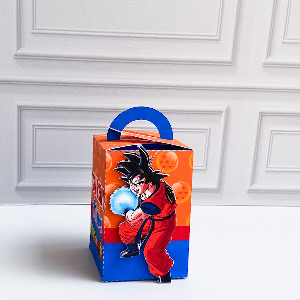Kit Caixas Dragon Ball Personalizado PEGUE E MONTE  Lembrancinha 