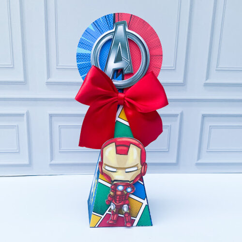 Kit Caixas Herois Cute Personalizado PEGUE E MONTE  Lembrancinha
