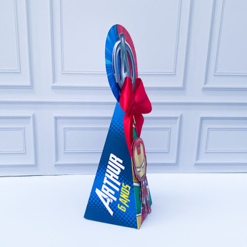 Kit Caixas Herois Cute Personalizado PEGUE E MONTE  Lembrancinha
