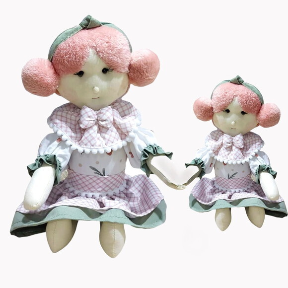 Boneca Lile Feita de Tecido 100% Algodão