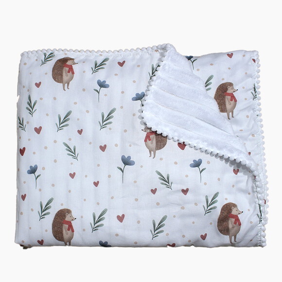 Kit Baby Ouriço com Manta, Kits Delicados para Bebes.