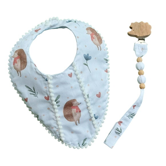 Kit Baby Ouriço com Manta, Kits Delicados para Bebes.