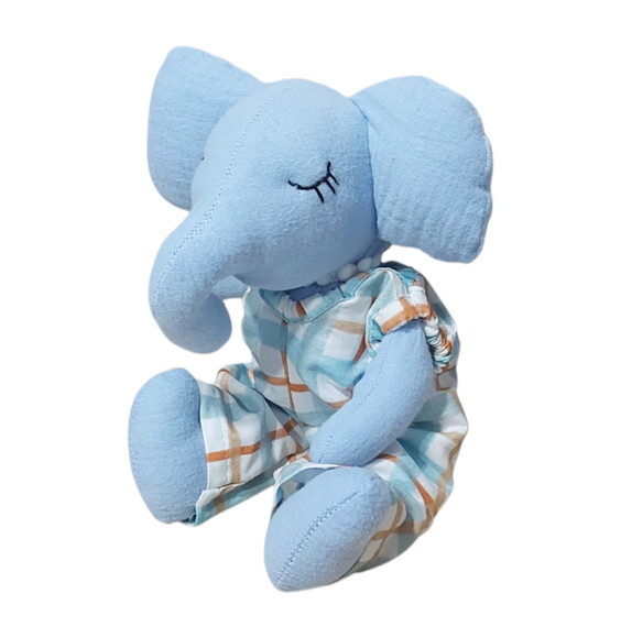 Kit Baby Elefantinho com Manta, Kits Delicados para Bebes.