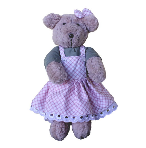 Kit Decoração Bebe, Ursinha 30 cm