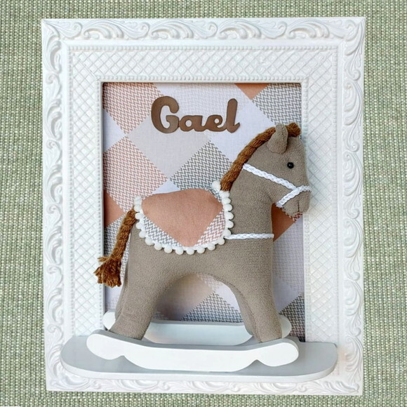 Porta Maternidade Cavalinho, Decoração Infantil