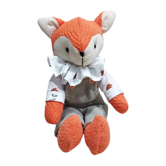 Raposinha Feliz, Feita em Tecido 100% de Algodão