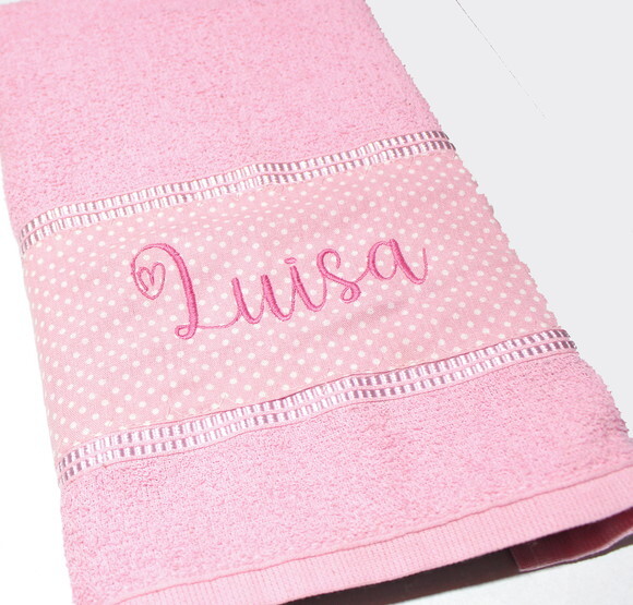 Toalha de Mão Personalizada com Nome Bordado