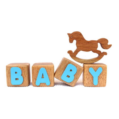 Cubos de Madeira Cedrinho Cubos Baby, Decoração Infantil