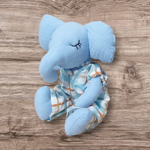 Kit Elefantinho Azul, Kits Delicados para Bebes.
