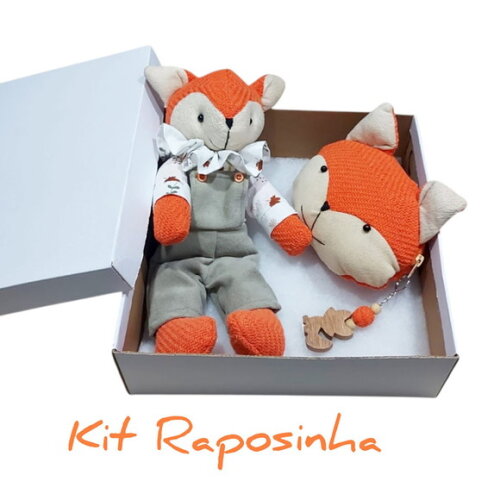 Kit Raposinha Feliz, Kits Delicados para Bebes.