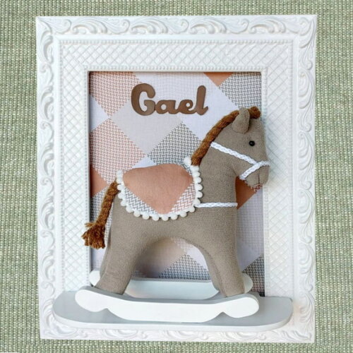 Porta Maternidade Cavalinho, Decoração Infantil