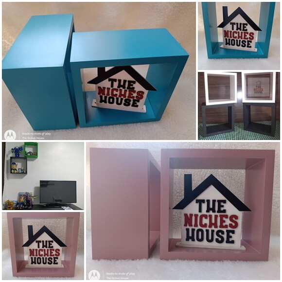 Kit Nicho Quadrado Decoração/quarto/sala/cozinha/infantil