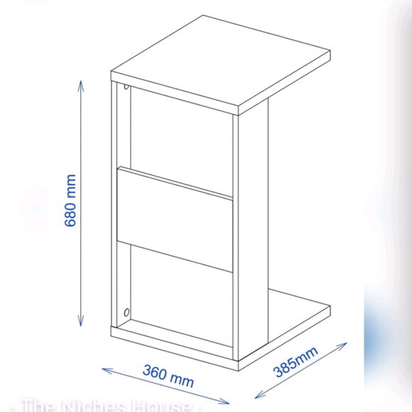 Mesa Multifuncional para Sofá com Nicho mdf