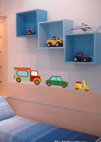 Nicho com Forro para Quarto Infantil (kit 3 Unidades)