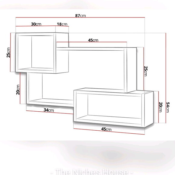 Nicho Retangulos Decoração de Interiores