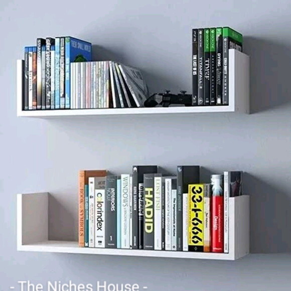 Prateleira Nicho U Livros Decoração