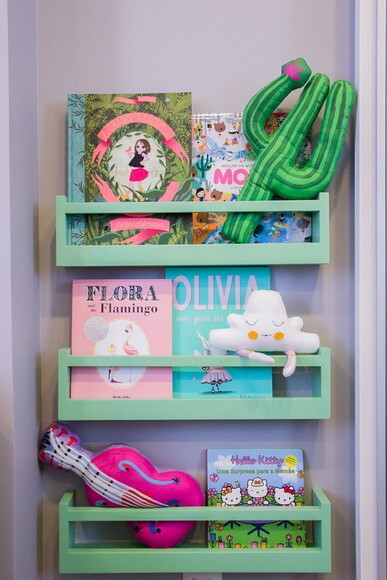 Prateleira para Quarto Infantil-livros-brinquedos Unidade