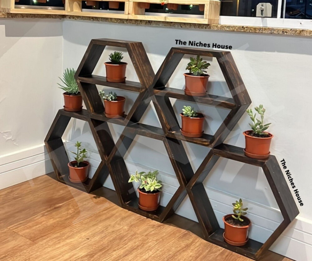 Conjunto com 5 Nichos Jardim Vertical Grande