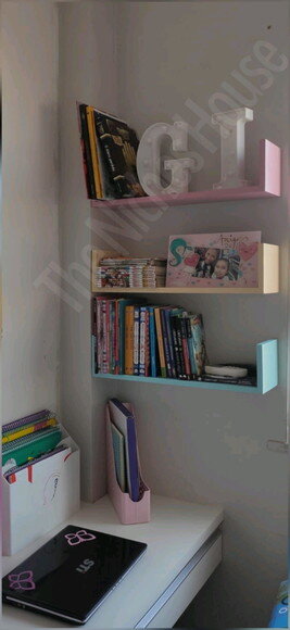 Conjunto de Prateleiras para Livros ou Ursinhos de Pelúcia