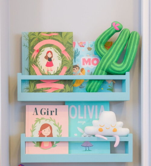 Kit 2 Prateleiras Decorativas Candy Color Infantilcolor