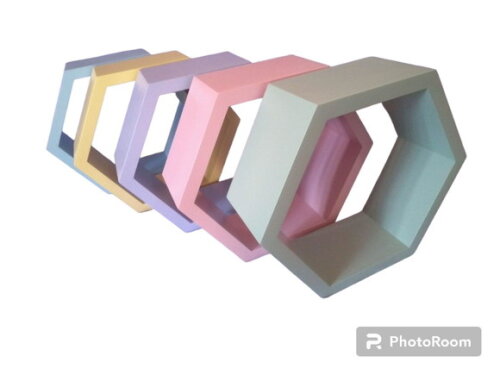 Kit 5 Nichos Colmeia Hexagonal Promoção