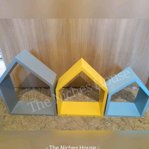 Kit Nicho Casinha Montessori Decoração 1p,1m,1g