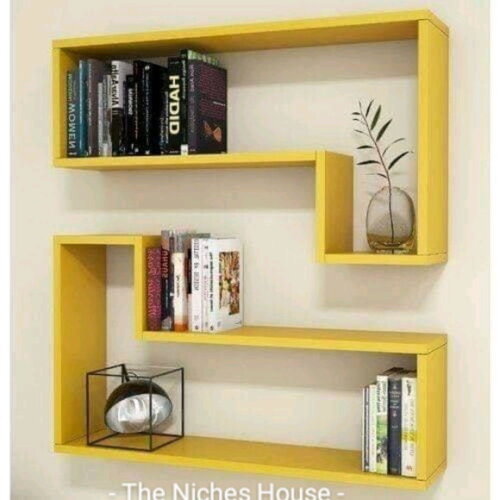 Kit Nicho Prateleira l para Livros Decoração Sala