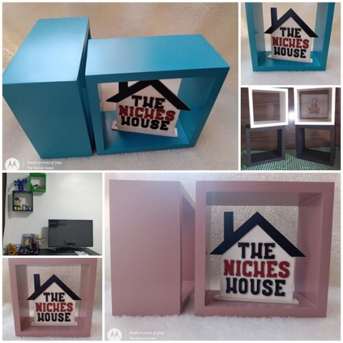 Kit Nicho Quadrado Decoração/quarto/sala/cozinha/infantil