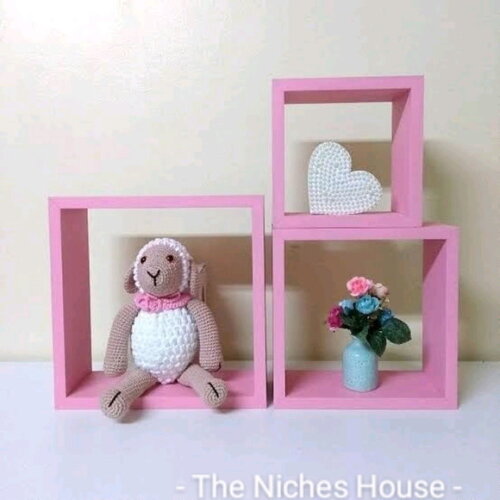 Kit Nichos Quadrados Quarto Infantil/sala/cozinha Decoração