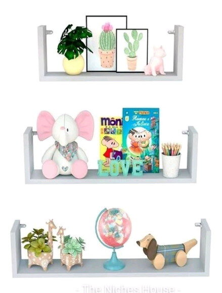 Kit Prateleiras Decorativas/sala/quarto/livros