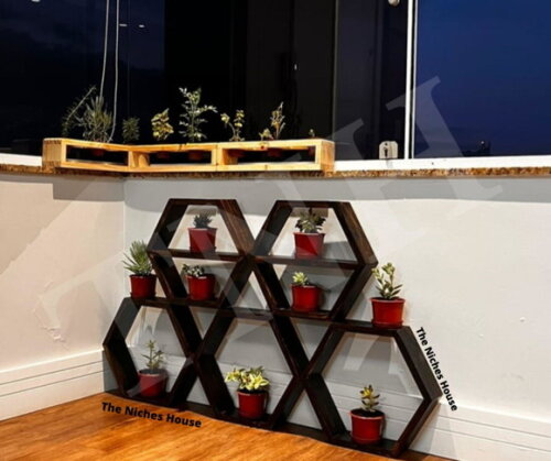 Nicho Colmeia Hexagonal Sextavado Jardim Vertical Decoração