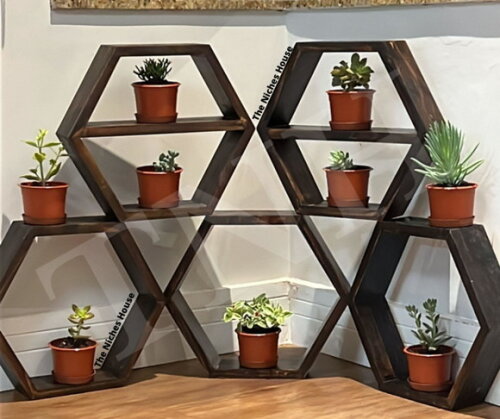 Nicho Colmeia Hexagonal Sextavado Jardim Vertical Decoração