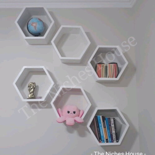 Nicho Colmeia Hexagonal Sextavado Livros (unidade)