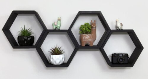 Nicho Hexagonal Colmeia Sextavado Jardim Vertical Unidade