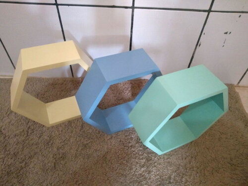 Nicho Hexagonal Sextavado Colmeia Decoração Unidade