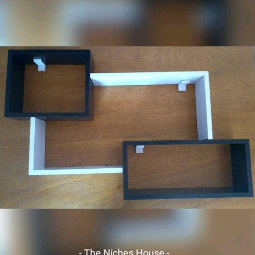 Nicho mdf Quarto Decoração Geométrico